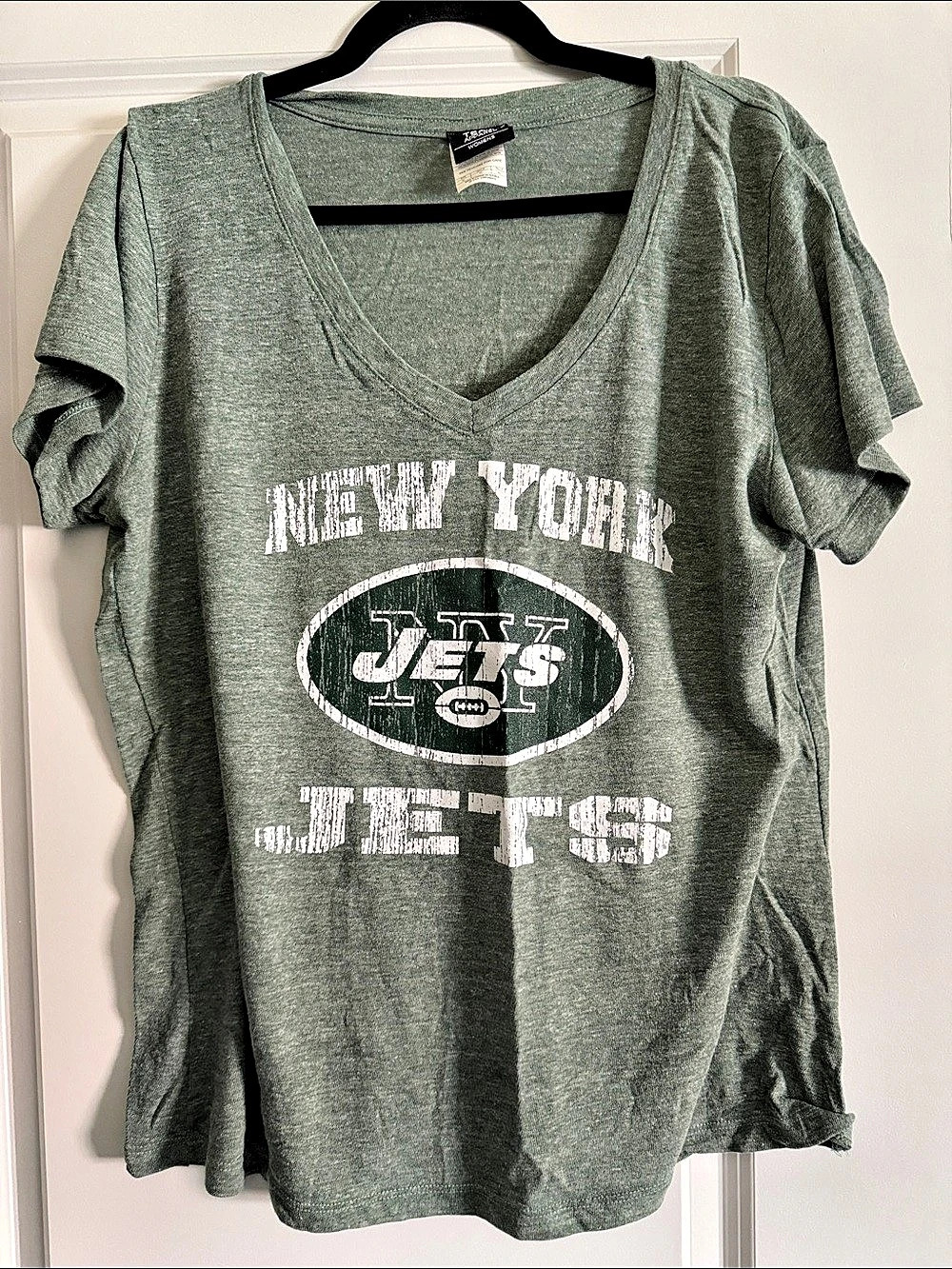 Jets Graphic Tee Heather Green